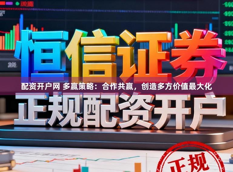 配资开户网 多赢策略：合作共赢，创造多方价值最大化