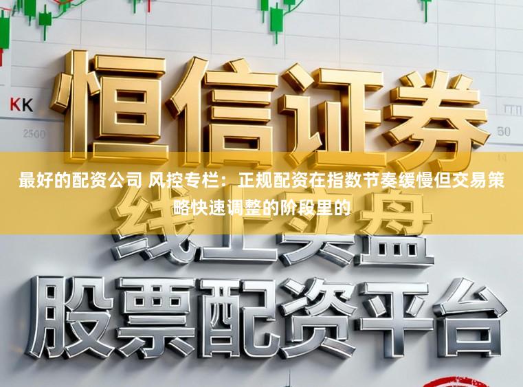 最好的配资公司 风控专栏：正规配资在指数节奏缓慢但交易策略快速调整的阶段里的