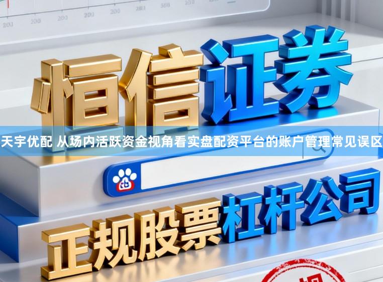 天宇优配 从场内活跃资金视角看实盘配资平台的账户管理常见误区