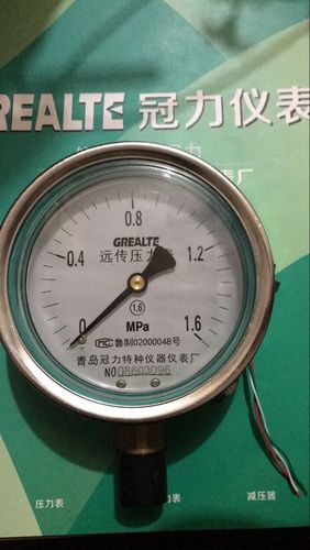 青岛冠力特种仪器仪表厂ytnz100耐震远传压力表
